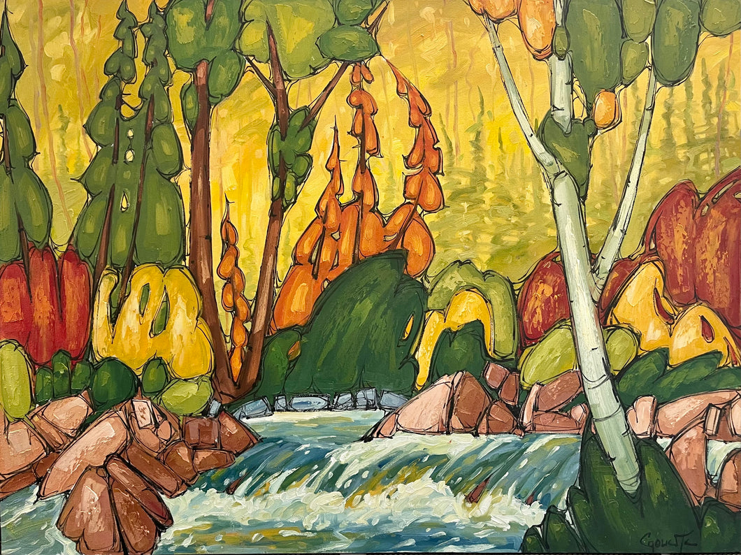Caouette, Raymond - Charme Purifie - Oil, 36x48