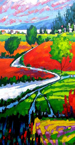 CAOUETTE, Raymond - Escapade - Oil, 56x30"