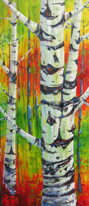 CAOUETTE, Raymond- Fébrilité - Oil, 84x36"