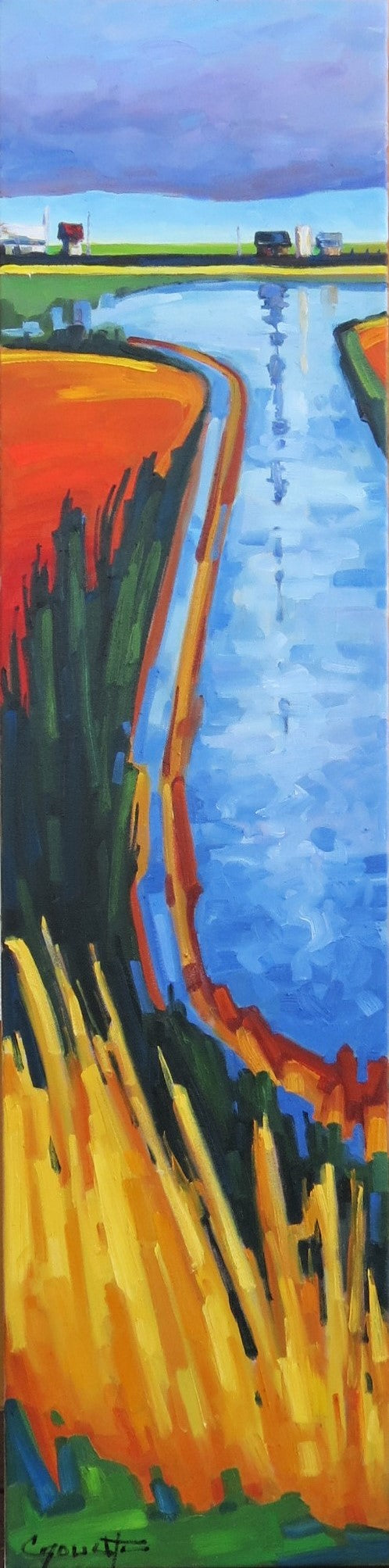 Caouette, Raymond -Journee d'orage - 48x12