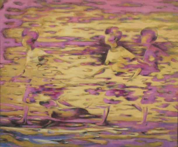 Liu Ann- Home from School - 40x50