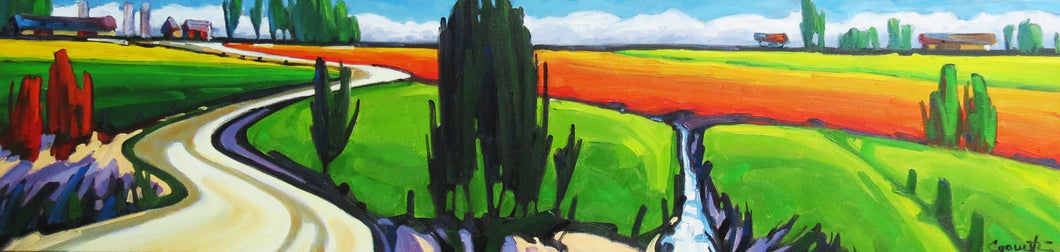 CAOUETTE, Raymond - Palpitation - Oil, 16x52