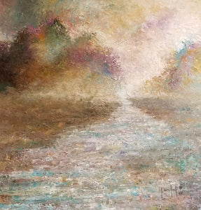 MARSHALL, Joe Foster     -    Painter's Palette       36x36"      oil